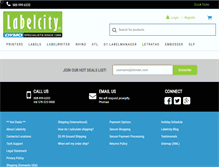 Tablet Screenshot of labelcity.com